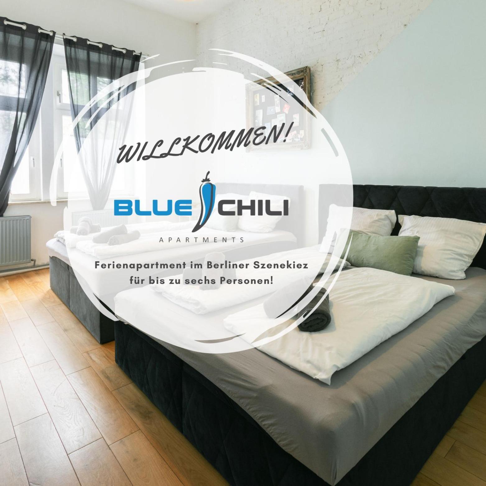 Apartmán Blue Chili 30 - Industrial Chic Im Coolen Wedding - Bis 7 Personen Berlín Exteriér fotografie
